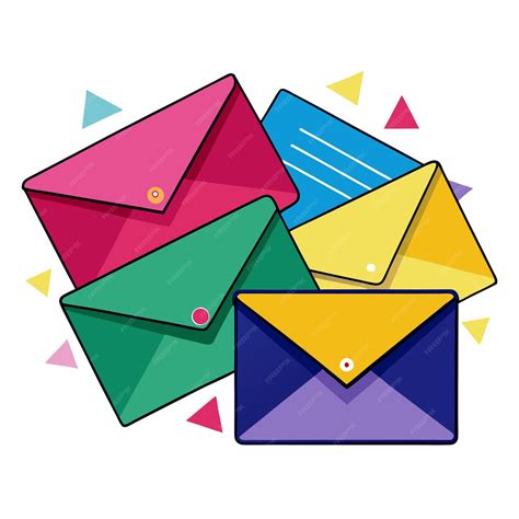 Envelopes clipart vector art and illustration | Premium AI-generated vector
