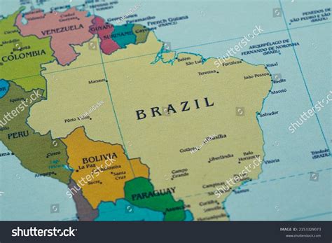 brazilian highlands latin america map