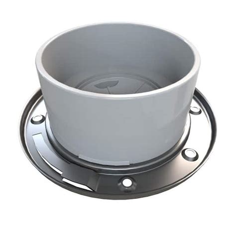 Fast Set 4 in. PVC Hub Toilet Flange with Test Cap India | Ubuy