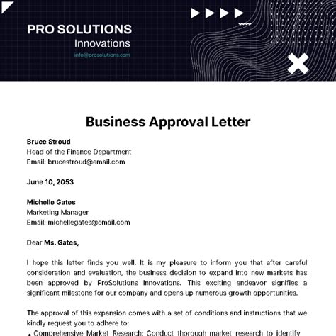 Image result for Approval Letter Example