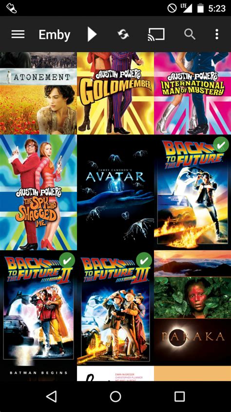 Emby Android 的图像结果