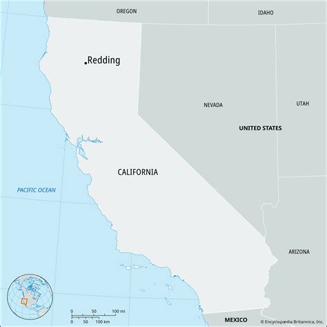 Where Is Redding California On A Map