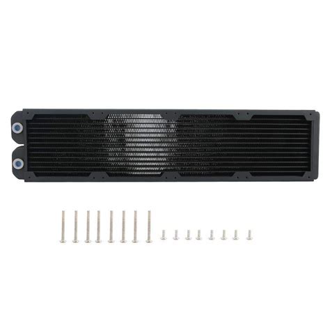 Buy Copper Radiator 480mm, Water Cooling Radiator, 14 Tubes Heat ...