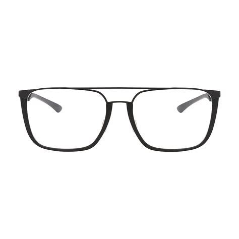 Porsche Design Men Black Aviator Optical Frame
