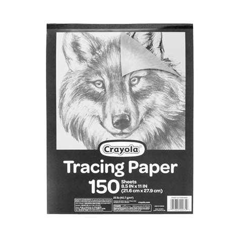 Crayola Tracing Paper 8 1/2” X 11”, Great for Light Up Tracing Pad ...