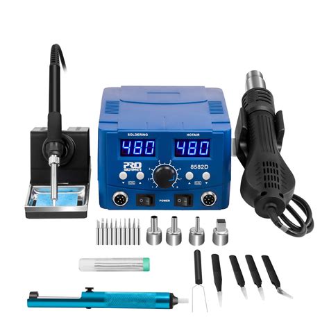 Buy Digital Soldering Station, PROSTORMER 2 in 1 Rework Station Heat ...