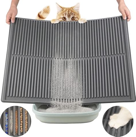 Cat Litter Mat for Kitty Litter Box: Kitty Litter Mats - Litter Pad ...