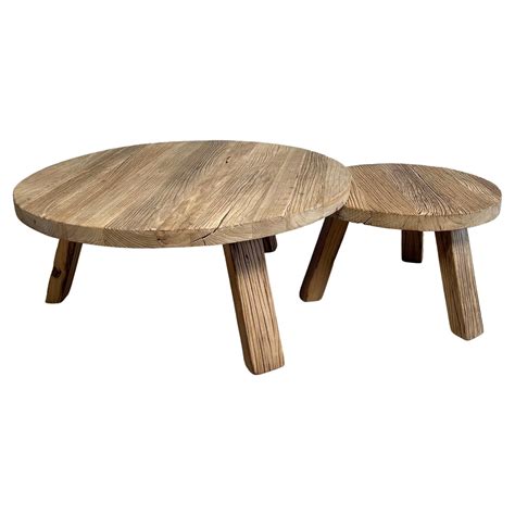 Reclaimed Wood Coffee Table Round at Larissa Morning blog