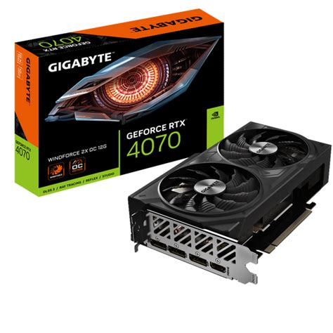 Buy GIGABYTE GeForce RTX 4070 WindForce 2X OC V2 12GB Nvidia Graphic ...
