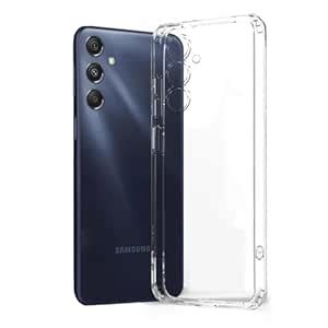 COVERBLACK Soft Rubber Silicone Clear Back Cover for Samsung A15 5G ...