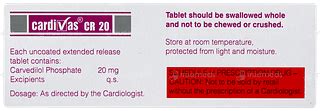 Cardivas Cr 20 MG Er | Order Cardivas Cr 20 MG Tablet Er Online at Truemeds