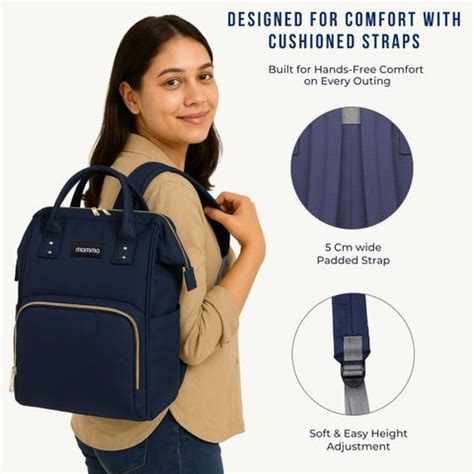 MAMMA Baby Diaper Bags for Mom for Travel 12 Pockets Baby Diaper Bags ...