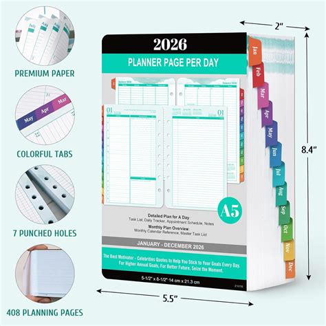 Attitill 2026 Planner Refills - Planner 2026 Daily Weekly and India | Ubuy