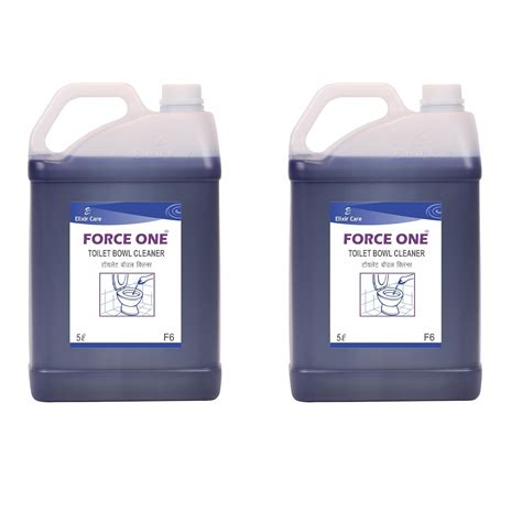 Force One F6 - Toilet Bowel Cleaner (5 Litre) pack of 2 : Amazon.in ...