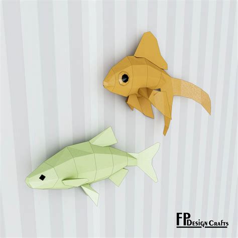 Image result for 3D Fish Craft