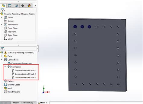 Image result for SolidWorks Bolt Connection