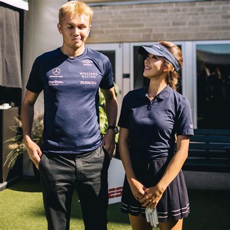 Lily Muni He-Alex Albon's girlfriend : r/PaddockWomen