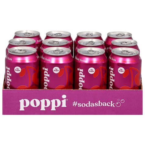 Poppi Soda, Prebiotic, Cherry Cola (12 fl oz) Delivery or Pickup Near ...