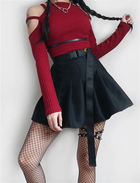 Black Skirt Outfit Tumblr