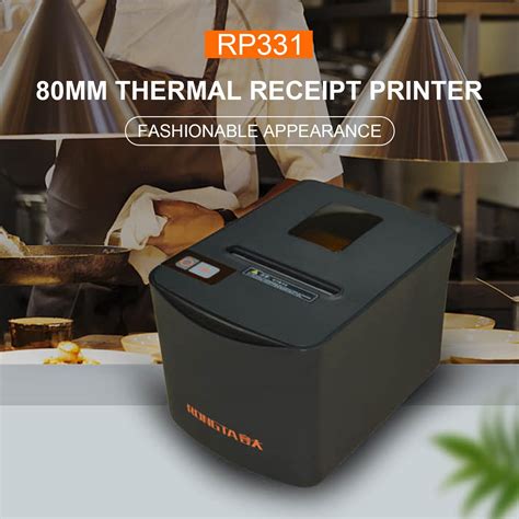 Buy FSXUOLIPI 80mm Direct Thermal Receipt Printer, Restaurant Kitchen ...