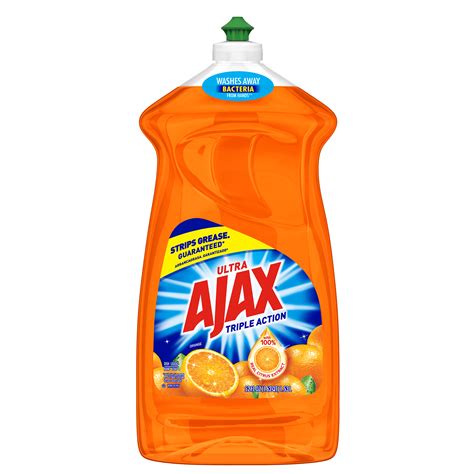 Ajax Orange Ultra Triple Action Dishwashing Liquid Dish Soap - 52 fl oz ...