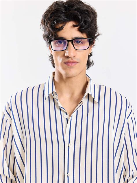 Buy Striped Drape Shirt Online at Best Price | 5Feet11