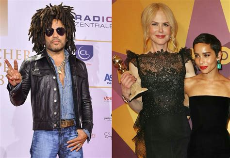 Lenny Kravitz's Reaction To Zoe Kravitz & Nicole Kidman Working ...