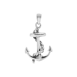 Buy One2One Anchor Pendant in 925 Sterling Silver at Amazon.in