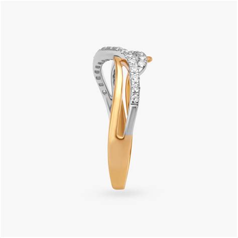 Celestial Unique Diamond Gold Ring