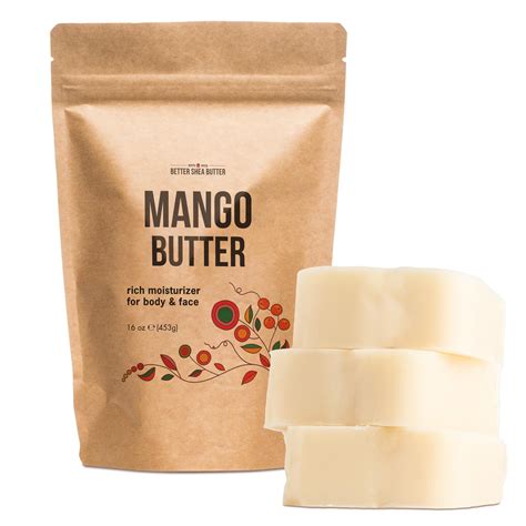 Better Shea Butter Mango Butter 100 Natural Skin Moisturizer 1 ...
