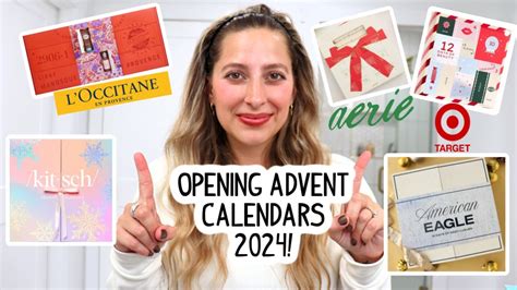 OPENING ADVENT CALENDARS 2024! Target, American Eagle, Aerie, My Kitsch ...