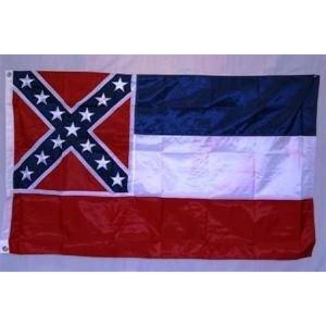 State of Mississippi Flag - MS Outdoor Flags Sewn & Embroidered