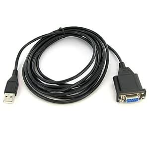 Valley Enterprises USB to RS232 Female Serial DB9 Cable Adapter FTDI ...