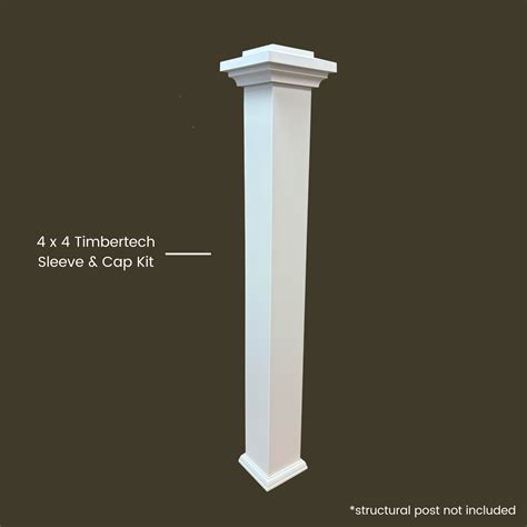 Timbertech 4.25" x 4.25" Post Sleeve and Cap Kit - The Porch Store