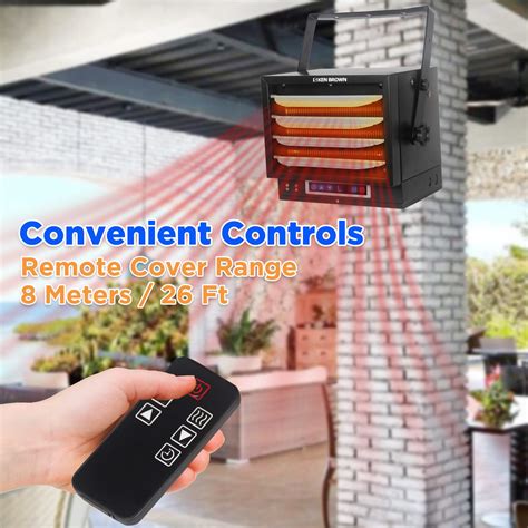 KEN BROWN 7500W Digital Fan Forced Ceiling Mount Heater, Electric ...