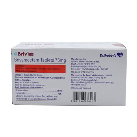 BRIV 75 TABLETS 10'S Price, Uses, Side Effects, Composition - Apollo ...