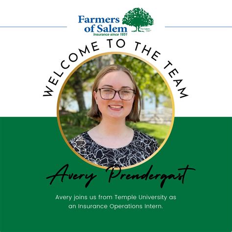 Welcome to the team, Avery Prendergast! | Farmers of Salem