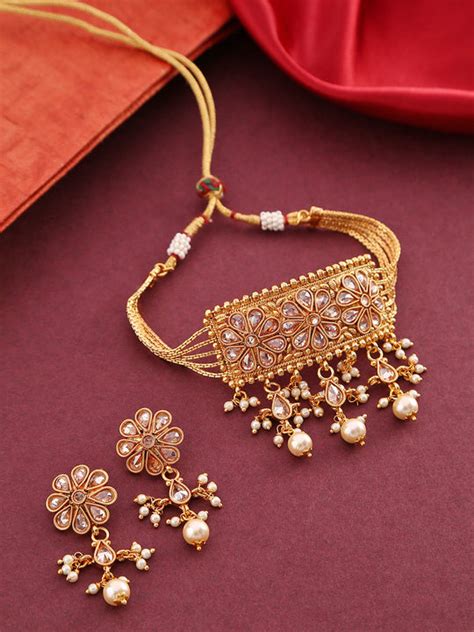 Buy now Kundan Jewellery Collection | Pendants, Earrings, Maangtikka ...