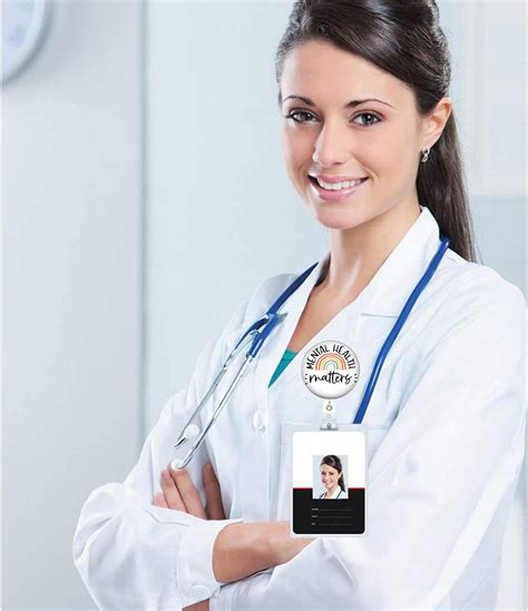 Buy Bedocia Nurse Badge Reels Retractable ID Name Badge Holders with ...