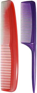 Easy Shopping Deal Lovely Quality Plastic Flat Pink and Brown Comb and ...
