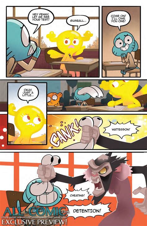 EXCLUSIVE PREVIEW: The Amazing World of Gumball #7, The Amazing World ...