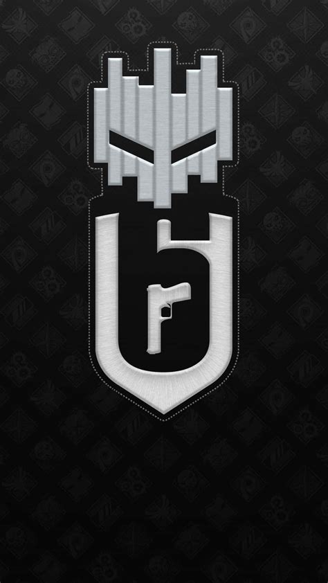 Download Rainbow Six Siege Logo Wallpaper Wallpaper | Wallpapers.com