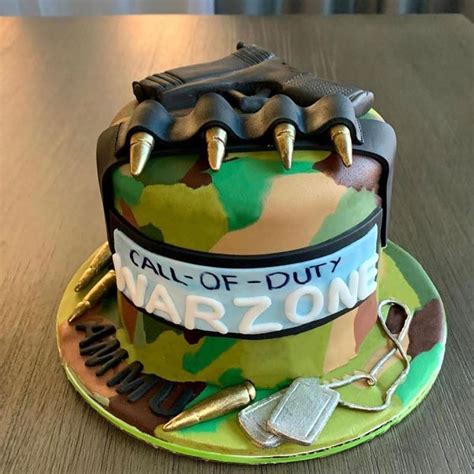 Send Call of Duty Army Fondant Cake Online - GAL22-109144 | Giftalove