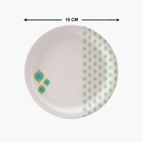 Buy SERVEWELL Printed Side Plate - Set of 6 from Servewell at just INR ...