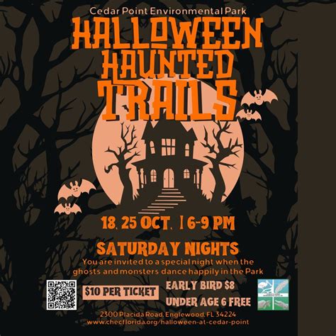Cedar Point Environmental Park Halloween Haunted Trails, 2300 Placida ...