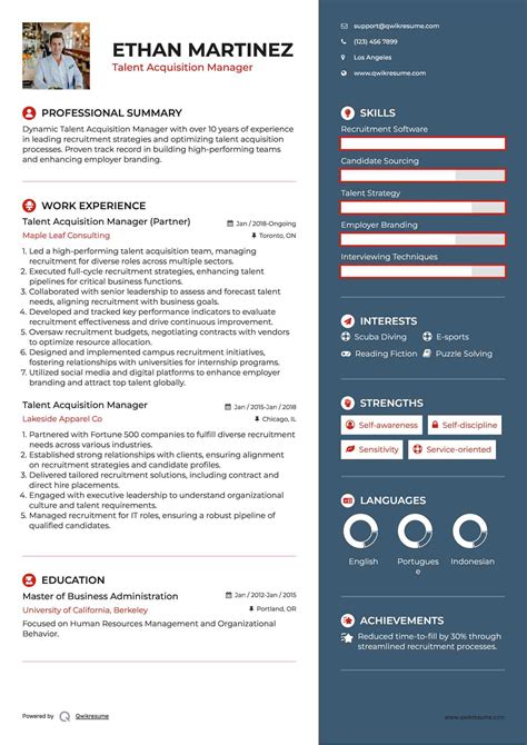 10+ Talent Acquisition Manager Resume Samples & Templates for 2025