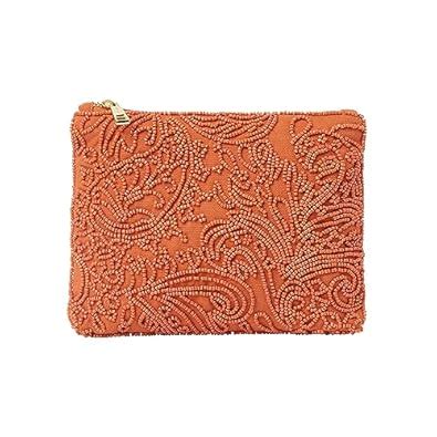 Accessorize London Women's Orange Benjen Beaded Pouch : Amazon.in: Beauty