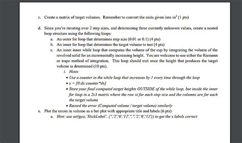Image result for Finding Volume in MATLAB Script
