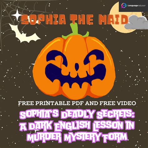 Sophia the Maid - Halloween Riddles - Language Advisor