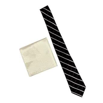 Buy Arado dark blue checks Micro fiber Tie- Pocket Square Combo Set For ...